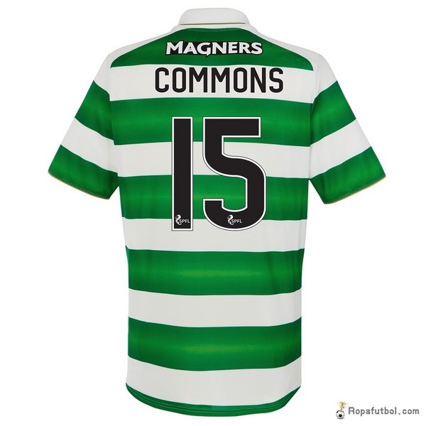 Camiseta Celtic Replica Primera Ropa Commons 2016/17 Verde